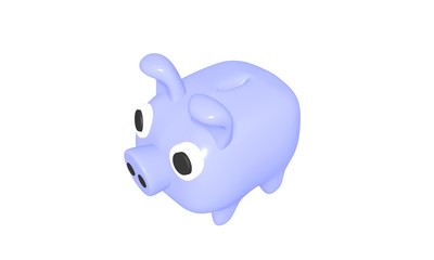 piggy bank isolated on white background