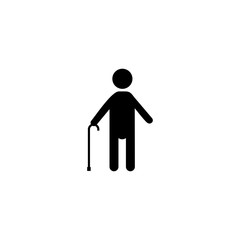 old people icon vector design symbol