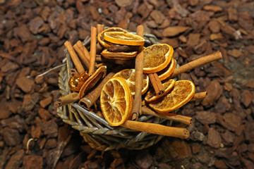 Orange und Zimt