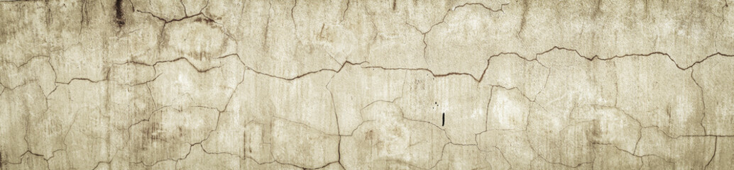 Old Wall with Moldy Peeling White Painting from Humidity. Cracked White Wall as Rusty Concrete Weathered Wall Grunge Background or Abstract Backdrop Wallpaper Vintage Texture Design Copy Space Text
