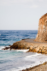 Windy roads along coast in Timor Leste
