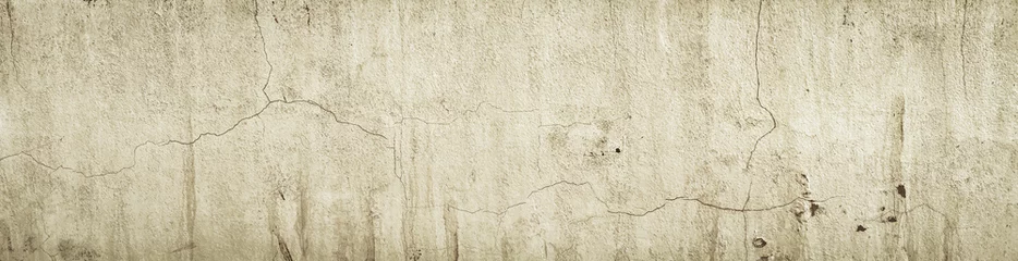 Papier Peint photo autocollant Vieux mur texturé sale Old Wall with Moldy Peeling White Painting from Humidity. Cracked White Wall as Rusty Concrete Weathered Wall Grunge Background or Abstract Backdrop Wallpaper Vintage Texture Design Copy Space Text