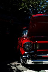 red sport car