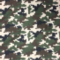 Urban Camouflage Background. Army Abstract Modern Military Pattern. Green Fabric Textile Print for Uniforms and Weapons.