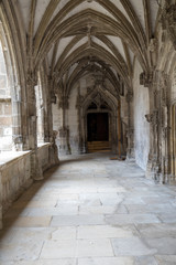 Fototapeta na wymiar Medieval Cloister of Saint Etienne Cathedral in Cahors, Occitanie, France