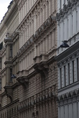 Classic architecture in the old town of Vienna