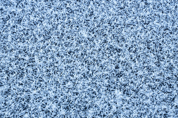 The structure of the ice cover on the lake, after severe frosts autumn, winter. Texture, background.