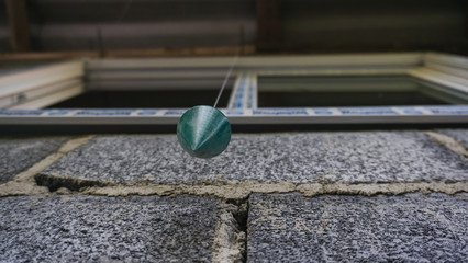 the plumb using a right angle measurement
