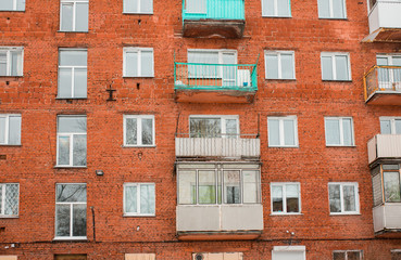 old buildings. dormitories. Texture. apartment buildings old.