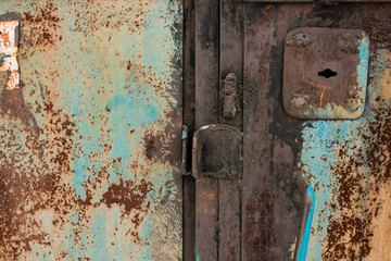 texture of old metal. rust on metal. old rusty metal sheet