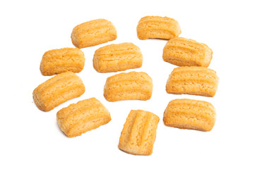 shortbread cookies isolated