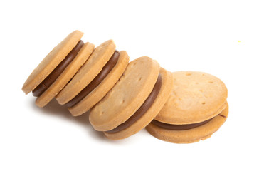 swiss tasty cookies isolated