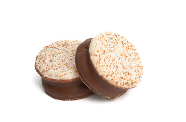 swiss tasty cookies isolated