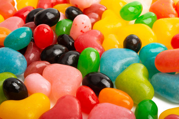 Fototapeta na wymiar jelly beans isolated