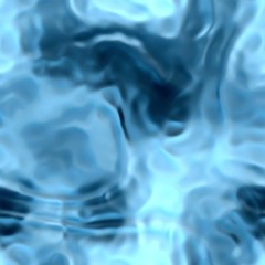 Blurred Blue Liquid Surface - Illustration