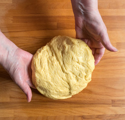Freshly prepared dough