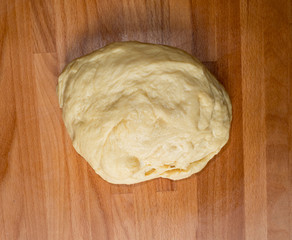 Freshly prepared dough
