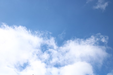 blue sky with clouds