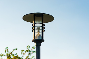 Lamps in the park that look beautiful