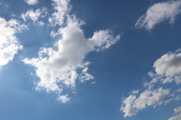 blue sky with clouds