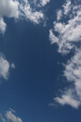 blue sky with clouds