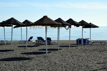 Umbrellas on the beach