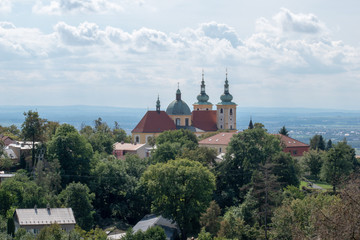 Fototapeta na wymiar Mariendorf ,Basilica of the Visitation of the Virgin Mary , Olomouc , Czech republic