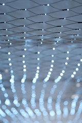 Fototapeta premium Background from a luminous garland - bokeh