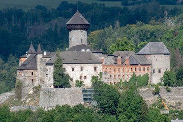 Fototapeta na wymiar castle Sovinec , Czech republic