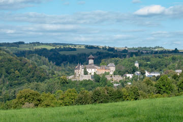 Fototapeta premium castle Sovinec , Czech republic