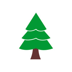 Christmas tree icon vector design symbol