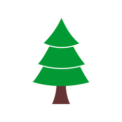 Christmas tree icon vector design symbol