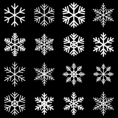 snowflake icon vector design symbol
