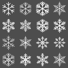 Naklejka na ściany i meble snowflake icon vector design symbol