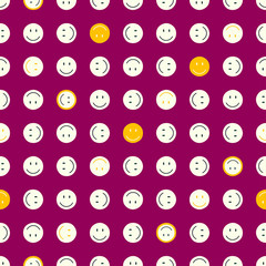 emoji face pattern wallpaper seamless