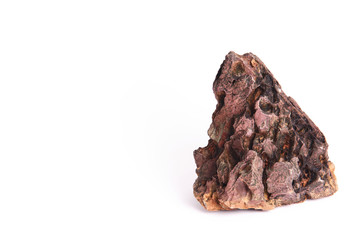 Dragon stone, roccia per acquari isolata