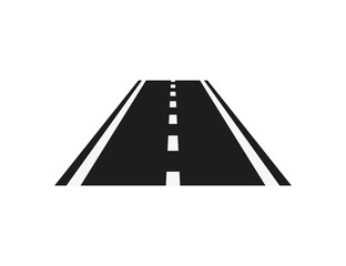 road icon isolate on white background, vector