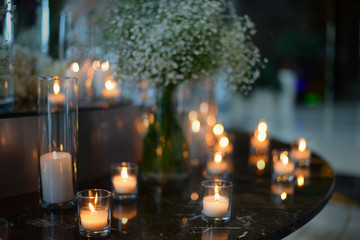 candles in church