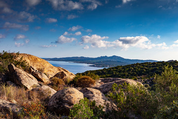 Mediterranean sea next to Palau, Sardinia, Italy.