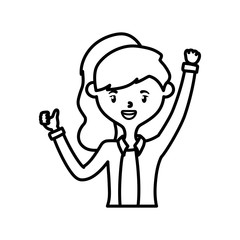 avatar woman person vector design