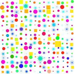 Obraz premium background with colorful confetti 