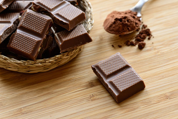 chocolate with hazelnuts