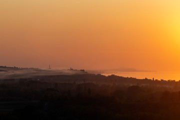 Sunset at Lake Balaton