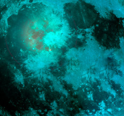 Texture unknown blue luminous planet