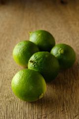 Lime on wooden board