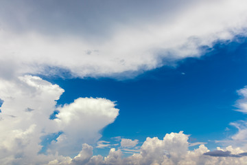 blue sky with white clouds