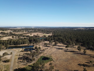 Fototapeta premium Hume Hwy from Sydney to Melbourne Country Side