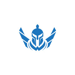 Spartan Knight Logo Stock Vector 