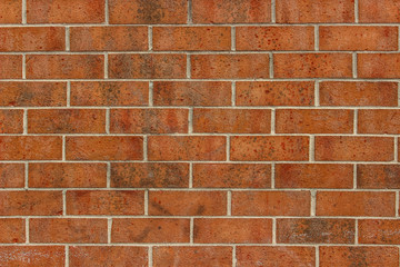 Big brick reddish wall background texture