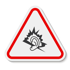 Noise Symbol Sign Isolate On White Background,Vector Illustration